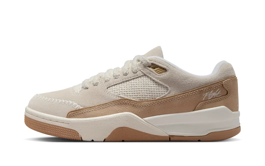 Air Jordan Flight Court SE Light Orewood Brown Sail — Elegancia urbana y confort todo el día