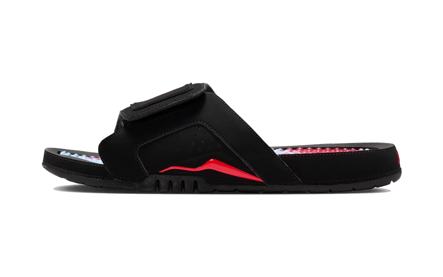 Air Jordan Hydro 6 Retro Slide Black Infrared: el colorway más icónico del VI, en chancla