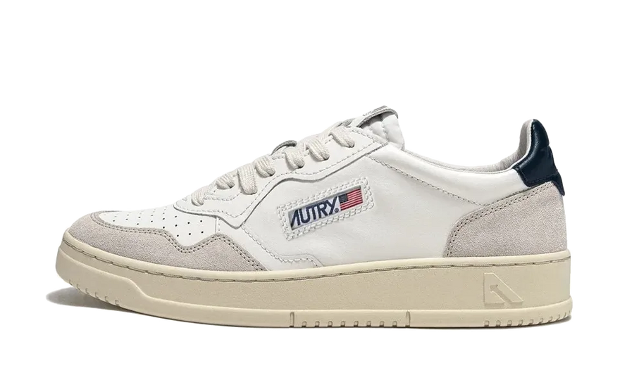Autry Medalist Leather Low White Black Beige: las sneakers retro que están conquistando el street style
