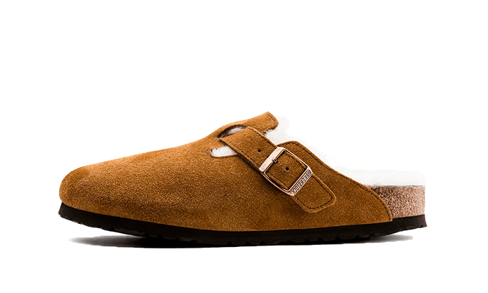 Birkenstock Boston Shearling Suede Leather Mink: el zueco de borrego que domina el invierno 2026