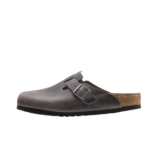 Birkenstock Boston Soft Footbed Oiled Leather Iron Grey: opiniones, tallas y cómo combinarlas