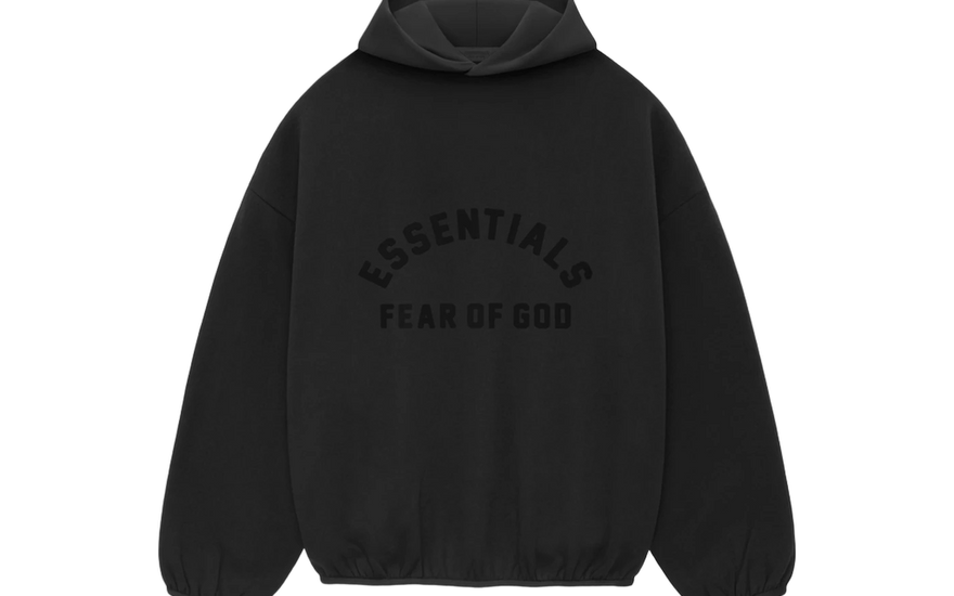 Fear of God Essentials Core Collection Nylon Fleece Hoodie Black/ Black: La Sudadera Negra que Redefine el Streetwear Urbano