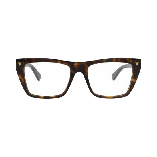 Bottega Veneta Square-Frame Recycled Acetate Optical Frames Havana/Transparent: el lujo silencioso que tu rostro estaba esperando
