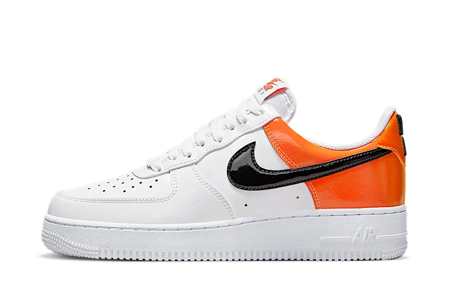 Nike Air Force 1 Low '07 Essential White/Brilliant Orange: Icono urbano con acento naranja