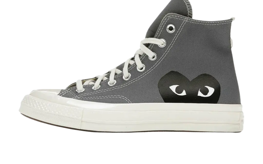 Converse Chuck Taylor All Star 70 Hi Comme des Garcons PLAY Szürke — Az újragondolt klasszikus, amire szükséged van