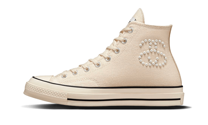 Converse Chuck Taylor All Star 70 Hi Stussy Fossil Pearl: el clásico alto reinventado para la calle