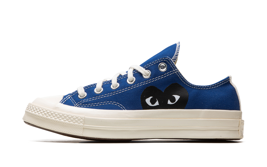 Converse Chuck Taylor All Star 70 Ox Comme des Garcons PLAY Blue Quartz - El clásico urbano con toque de diseñador