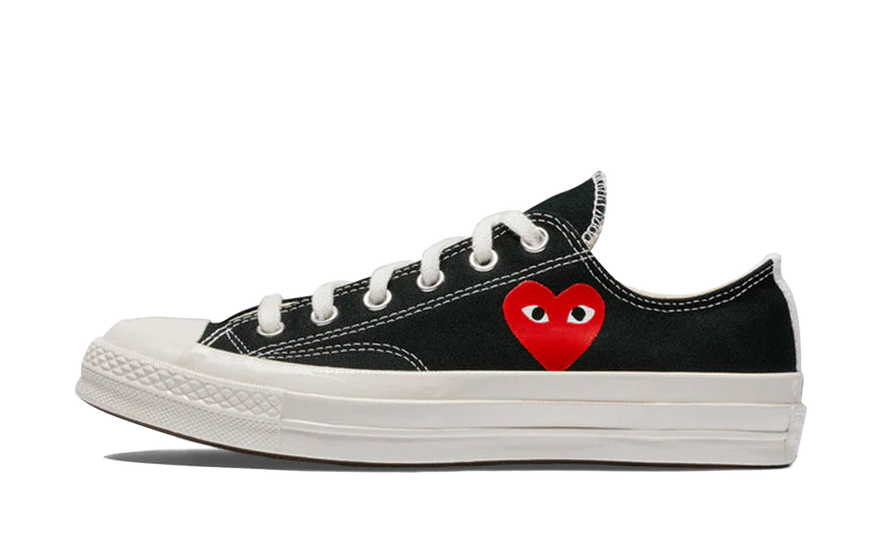 Converse Chuck Taylor All Star 70 Ox Comme des Garcons PLAY Single Heart Black: la colaboración que nunca falla en 2026