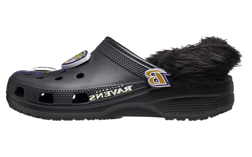 Crocs Classic Clog NFL Baltimore Ravens: Zuecos oficiales con comodidad legendaria