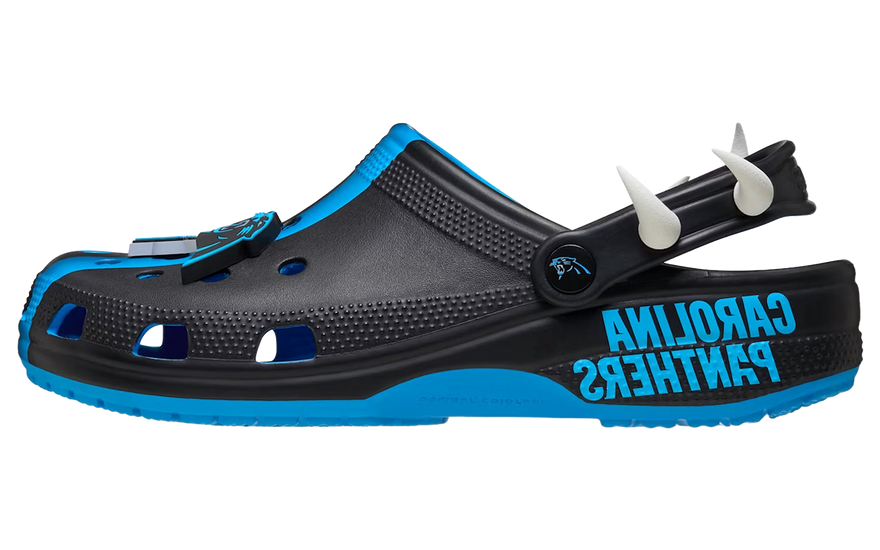 Crocs Classic Clog NFL Carolina Panthers: Comodidad y estilo fanático