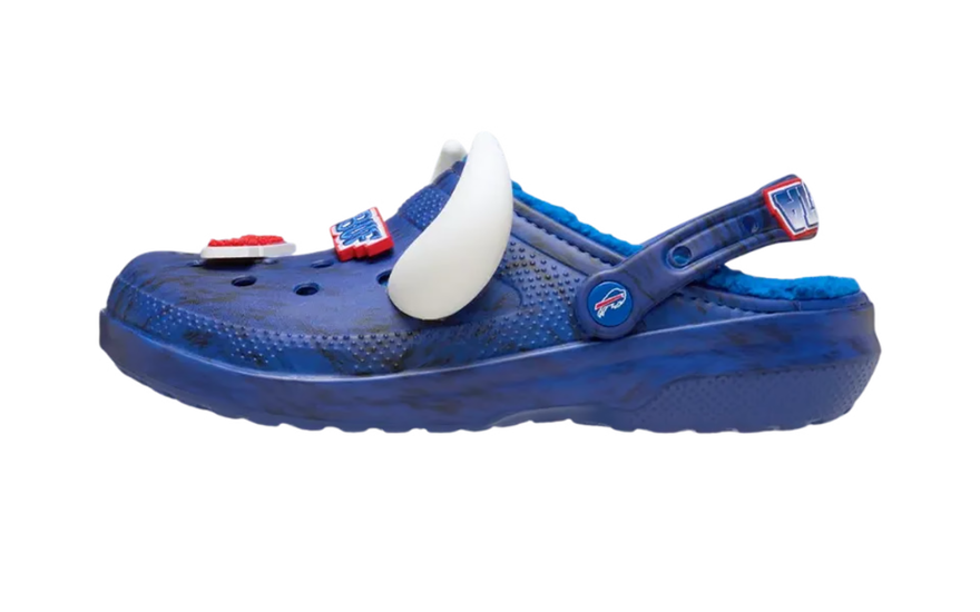Crocs Classic Lined Clog NFL Buffalo Bills: comodidad acogedora para fans