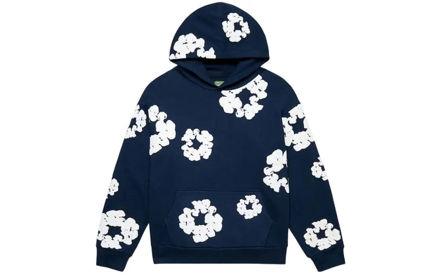 Denim Tears Mikina The Cotton Wreath Námořnická modř — Styl s poselstvím