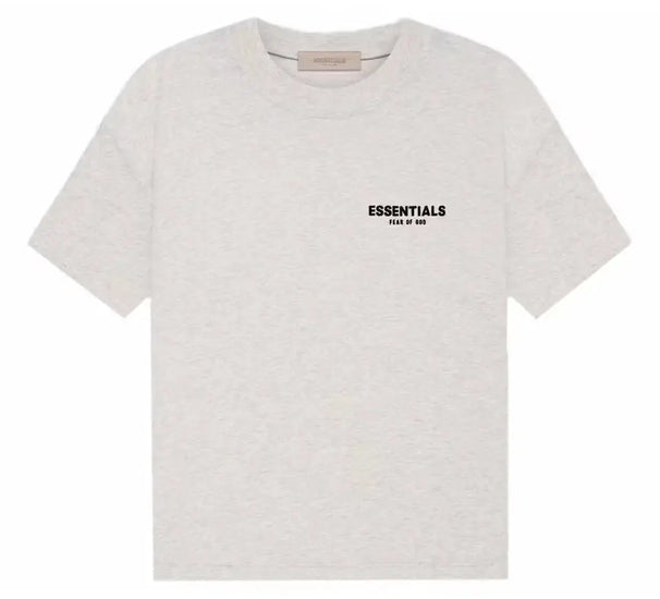 Fear of God Essentials T-shirt SS22 Light Oatmeal (Oversized) — The oversized t-shirt that defines summer