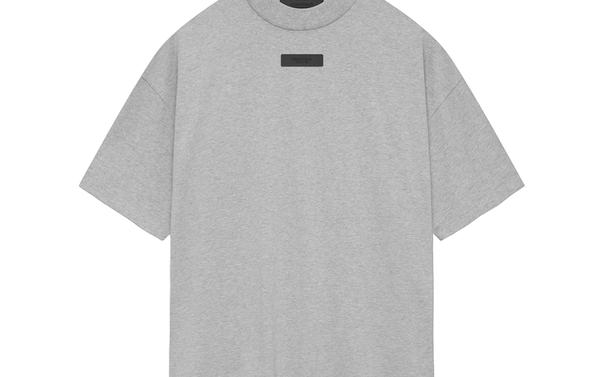 Fear of God Essentials Core Collection Crewneck T-Shirt Light Heather Grey: la camiseta gris que sostiene todo tu armario
