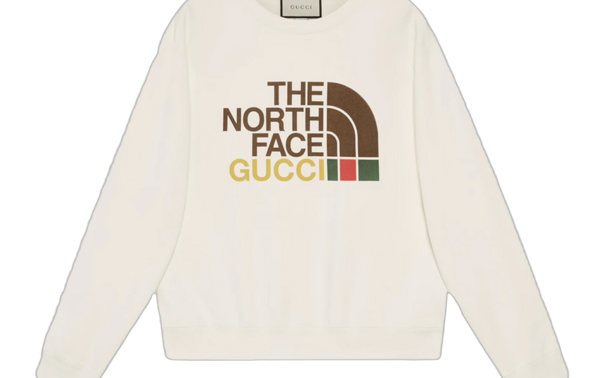Gucci x The North Face Cotton Sweatshirt Ivory: La Sudadera de Lujo Que Lo Cambia Todo