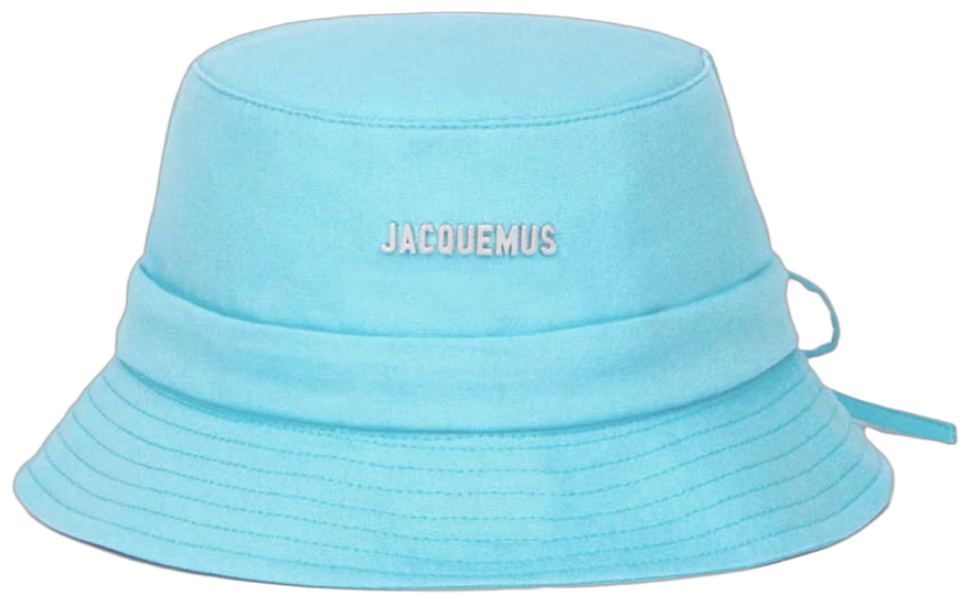 Jacquemus Le Bob Gadjo Bow Bucket Hat Turquoise: el bucket de lujo que domina el verano 2026