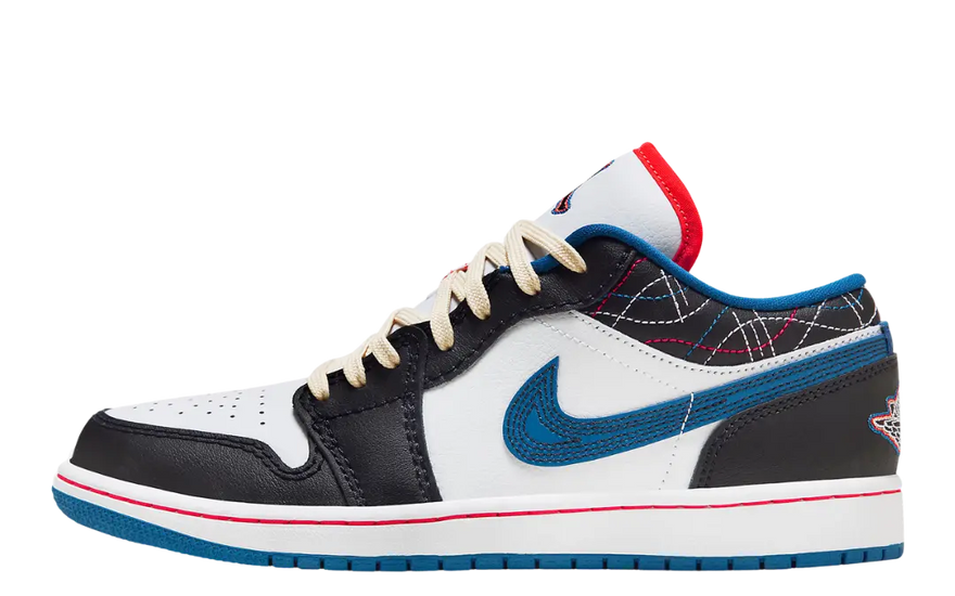 Air Jordan 1 Low SE Industrial Blue Sashiko: Modernes Sashiko für deinen städtischen Stil