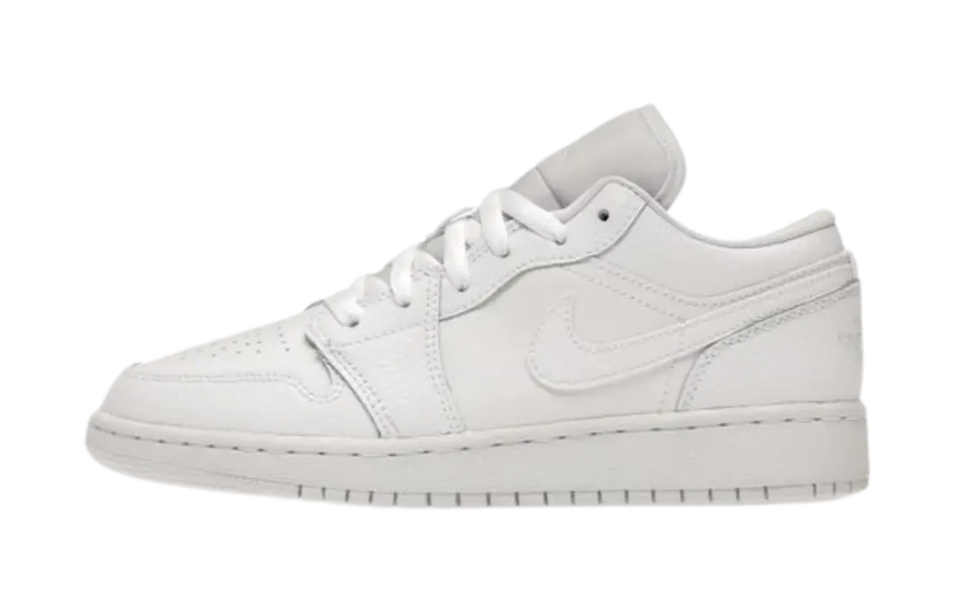 Air Jordan 1 Low Triple White Tumbled Leather — la sneaker blanca esencial