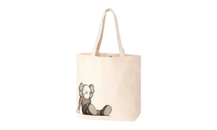KAWS x Uniqlo Holiday Tote Bag Natural: An artistic and functional tote bag for your everyday life