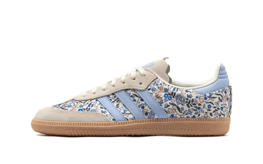 Liberty London x Adidas Samba OG Floral Blue — Blumenmuster und altmodischer Stil für die Straße