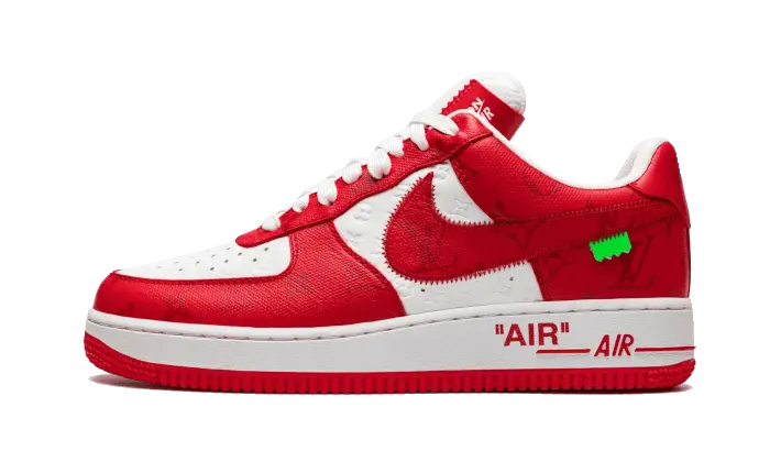 Louis Vuitton Nike Air Force 1 Low od Virgila Abloha Bílá Červená: klasika znovu objevena