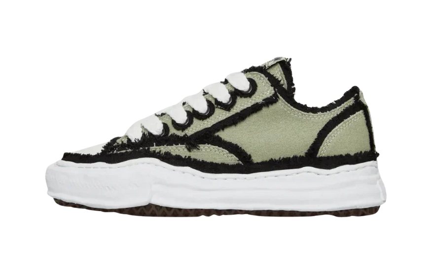 Maison Mihara Yasuhiro Peterson OG Sole Canvas Low Frayed Khaki: la suela derretida que domina el streetwear en 2026