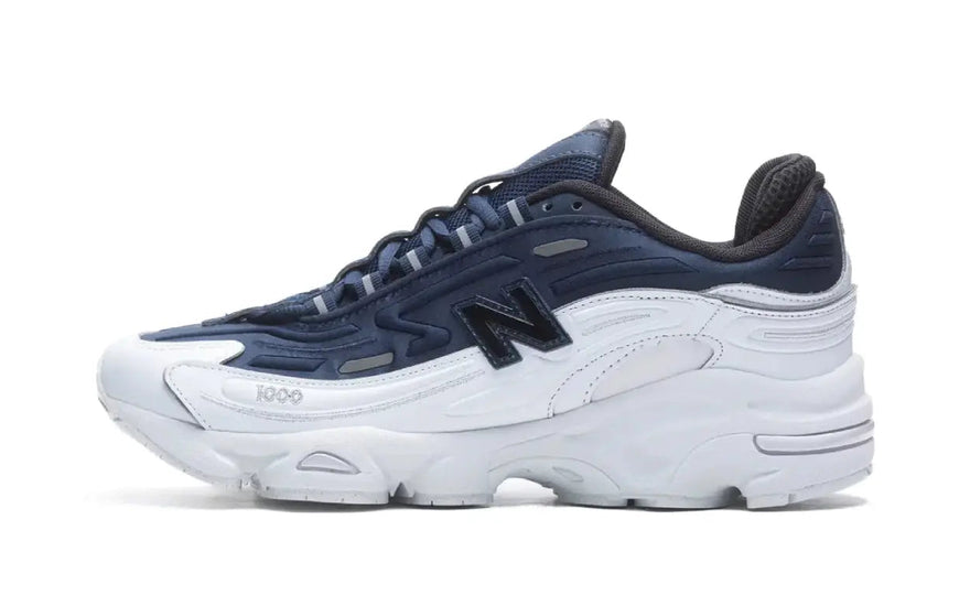 New Balance 1000 White Navy — Zapatillas blancas y navy con estilo y confort