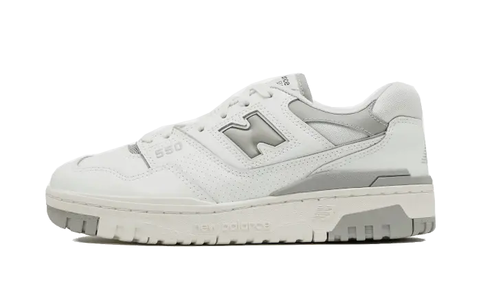 New Balance 550 White Raincloud — Zapatilla retro blanca con ENCAP