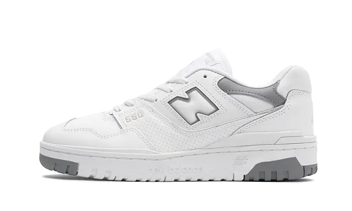 New Balance 550 White Shadow Grey: retrostijl en comfort voor de hele dag