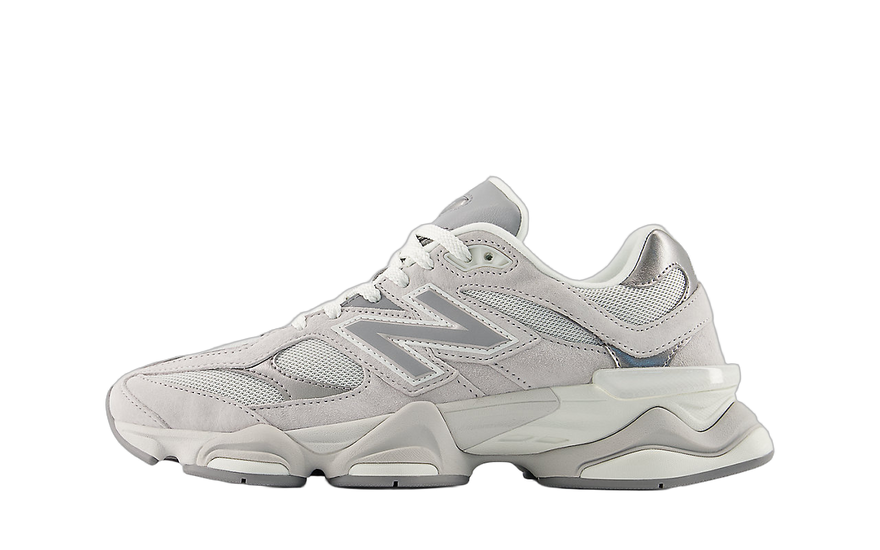 New Balance 9060 Raincloud Dark Silver Metallic: la gris con destello reflectante que domina 2026