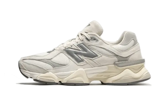 New Balance 9060 Sea Salt White — Chaussures au style rétro et amorti doux