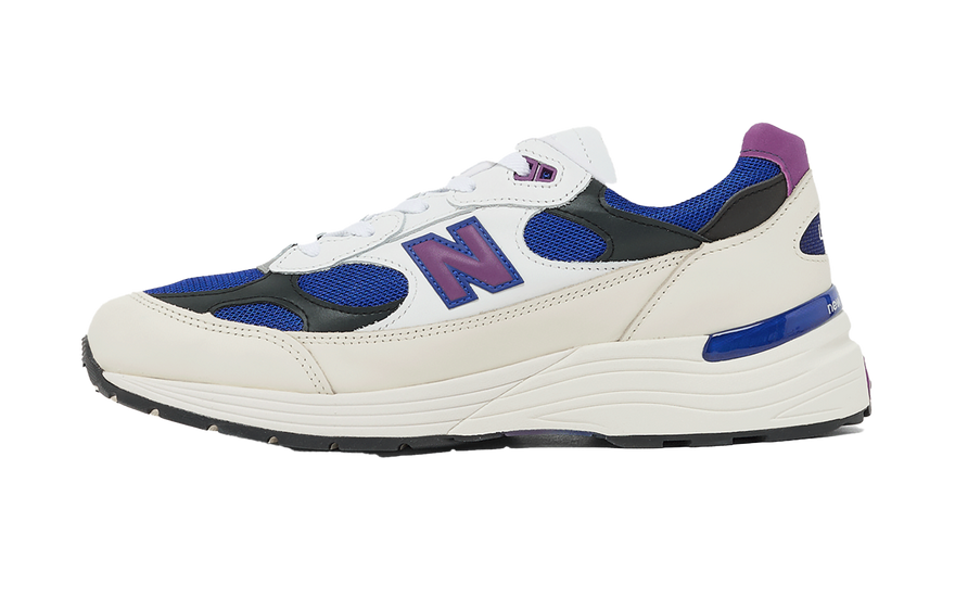 New Balance 992 MiUSA White Royal Purple Fuchsia: el dad shoe que rompe con el gris en 2026
