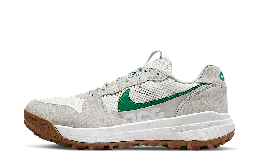 Nike ACG Lowcate Light Iron Ore Green — Low-profile outdoor shoe for city and mountain