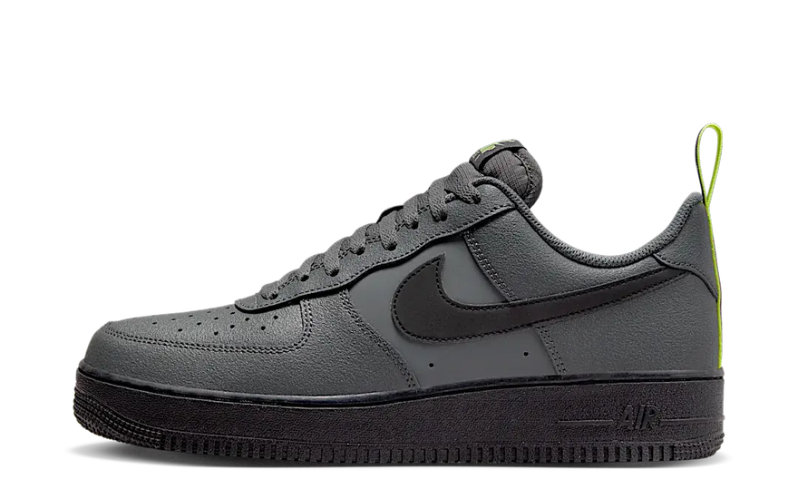 Nike Air Force 1 07 Iron Grey Volt: Klasika s nádechem Volt