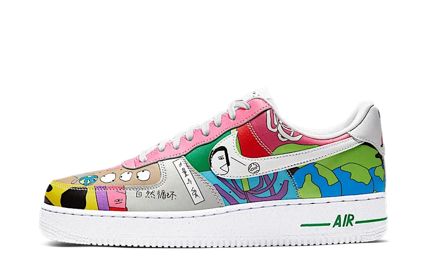 Nike Air Force 1 Flyleather Ruohan Wang: AF1 reinventada com estilo sustentável