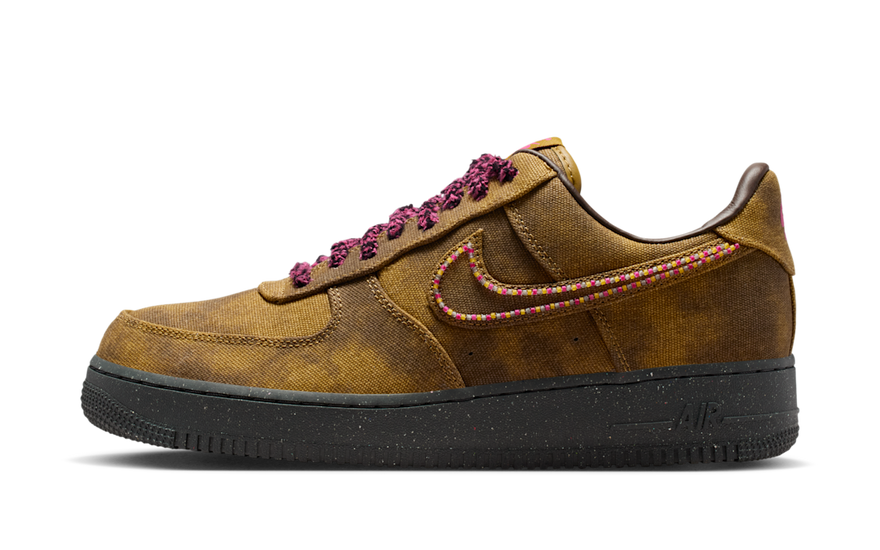 Nike Air Force 1 Low '07 QS Boucle Desert Moss Fierce Pink — Bouclé, actitud urbana y comodidad