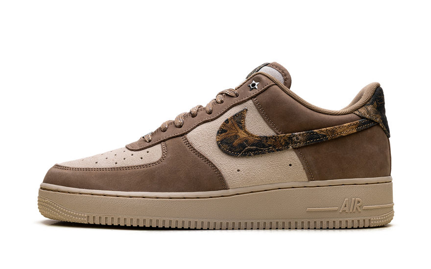 Nike Air Force 1 Low '07 Realtree Rattan Rocky Tan Seal Brown Camo: el AF1 outdoor que domina el otoño
