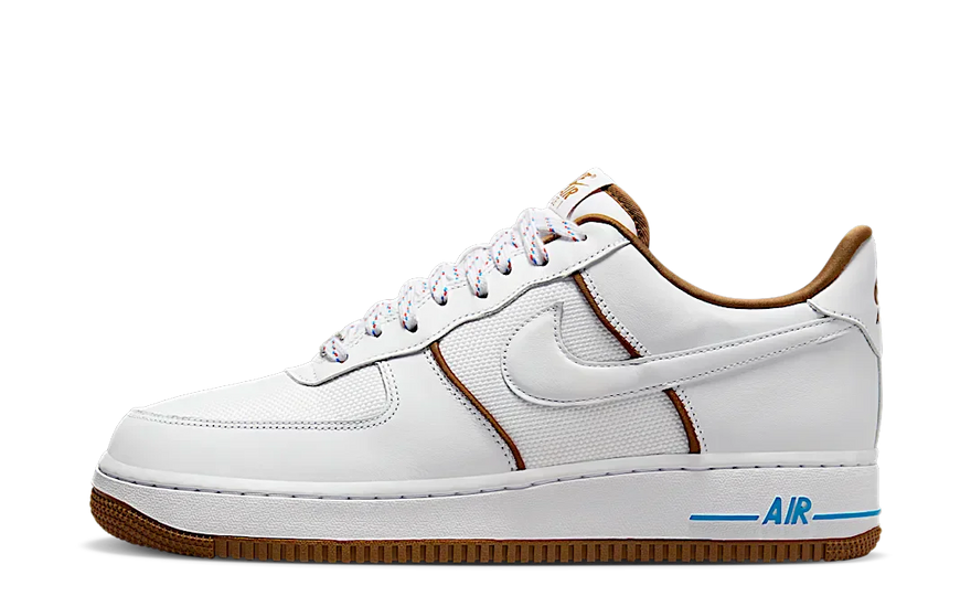 Nike Air Force 1 Low '07 White Light British Tan: El clásico blanco con toque Light British Tan para tu streetstyle