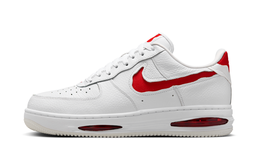Nike Air Force 1 Low Evo University Red: el rojo universitario que transforma tu look