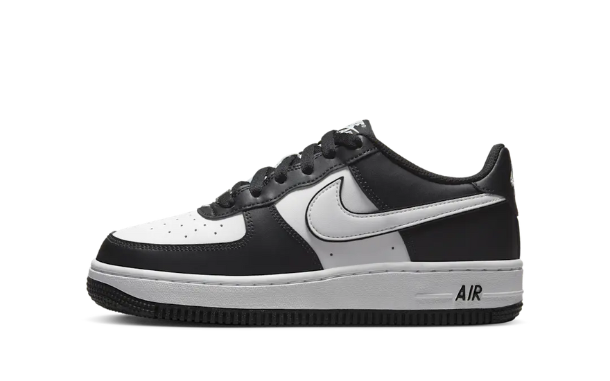 Nike Air Force 1 Low LV8 2 White Swoosh Panda: de essentiële panda die je garderobe nodig heeft