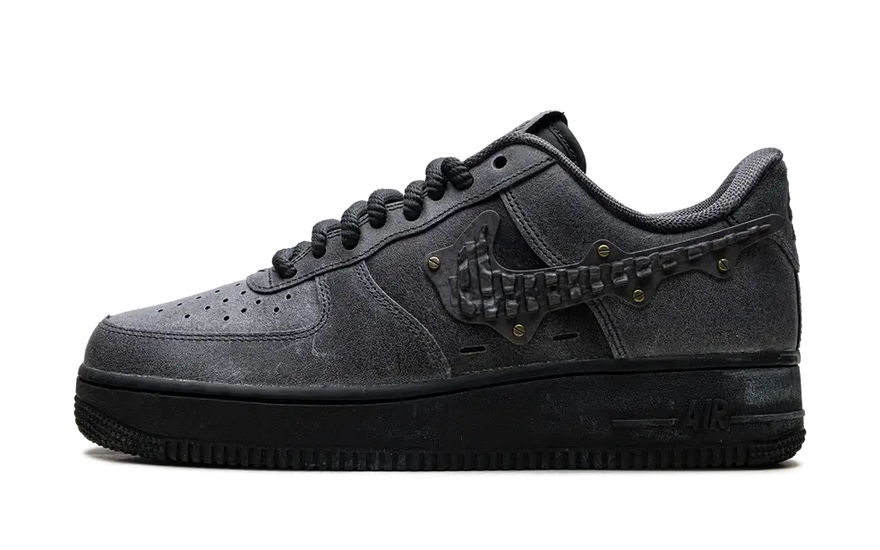 Nike Air Force 1 Low Metalwork Medium Ash Anthracite: elegància atemporal per a la teva col·lecció