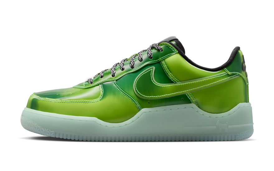 Nike Air Force 1 Low Premium LeBron James LA Voltage Green: actitud LA en cada paso
