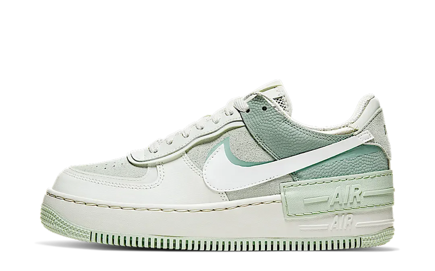 Nike Air Force 1 Low Shadow Spruce Aura White: AF1 elevada y con estilo urbano
