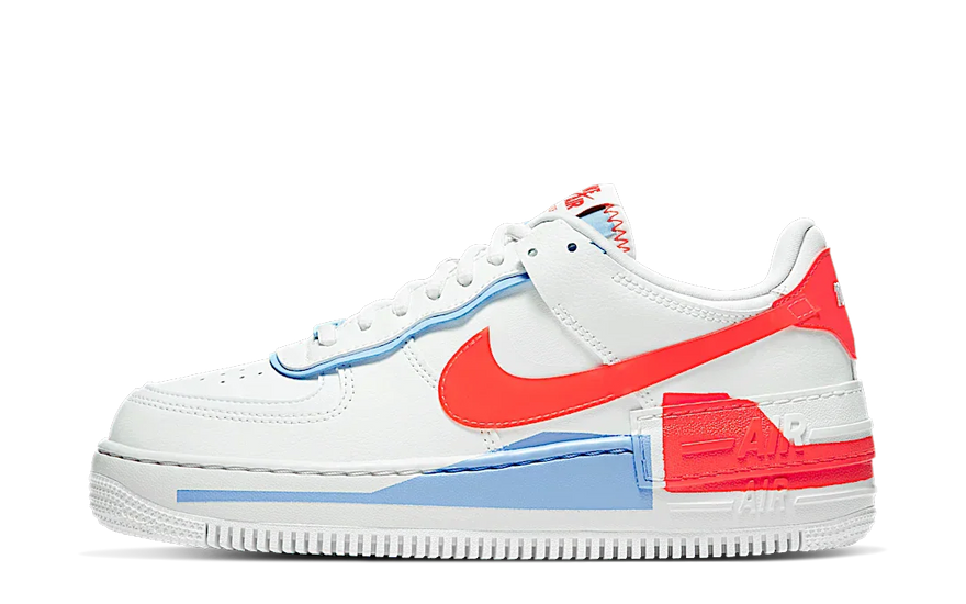 Nike Air Force 1 Low Shadow Summit White Team Orange — The bold twist on the classic