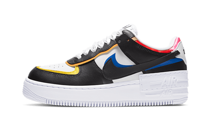 Nike Air Force 1 Low Shadow White Black Multi-Color: la sneaker con plataforma que combina con todo