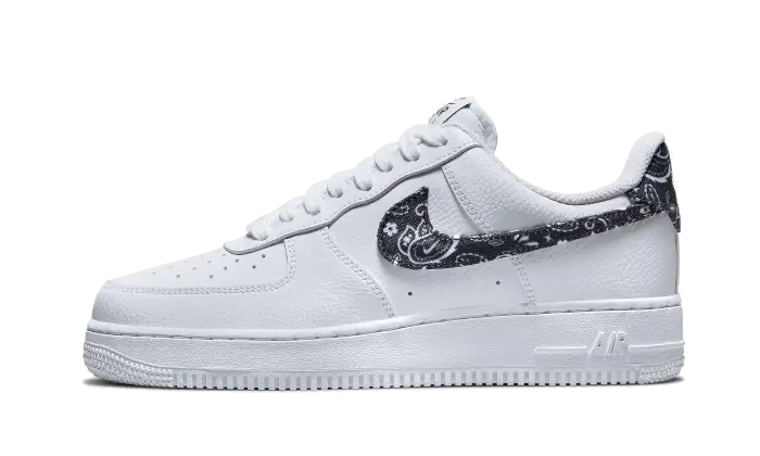 Nike Air Force 1 Low '07 Essential Wit Zwart Paisley: De klassieker heruitgevonden