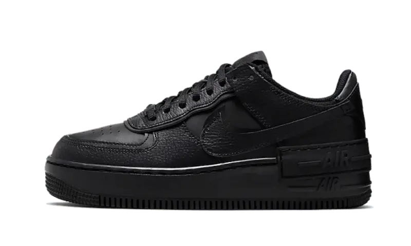 Nike Air Force 1 Shadow Triple Black: el clásico negro que reinventa tu estilo urbano