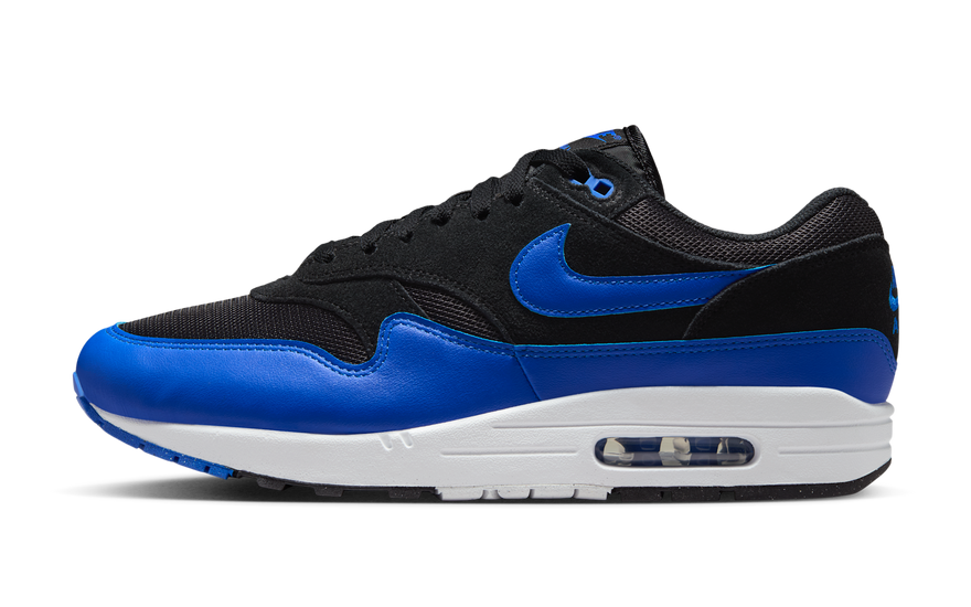 Nike Air Max 1 Essential Black Hyper Royal: el AM1 que más manda en la calle