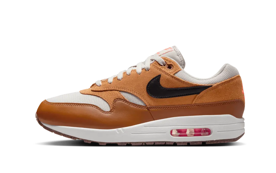 Nike Air Max 1 Essential British Tan Light Bone: terrænstil og bykomfort