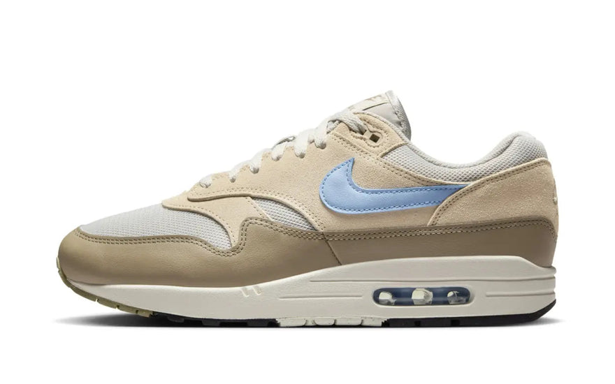 Nike Air Max 1 Essential Light Bone/Psychic Blue: o clássico renovado que elevará o teu visual